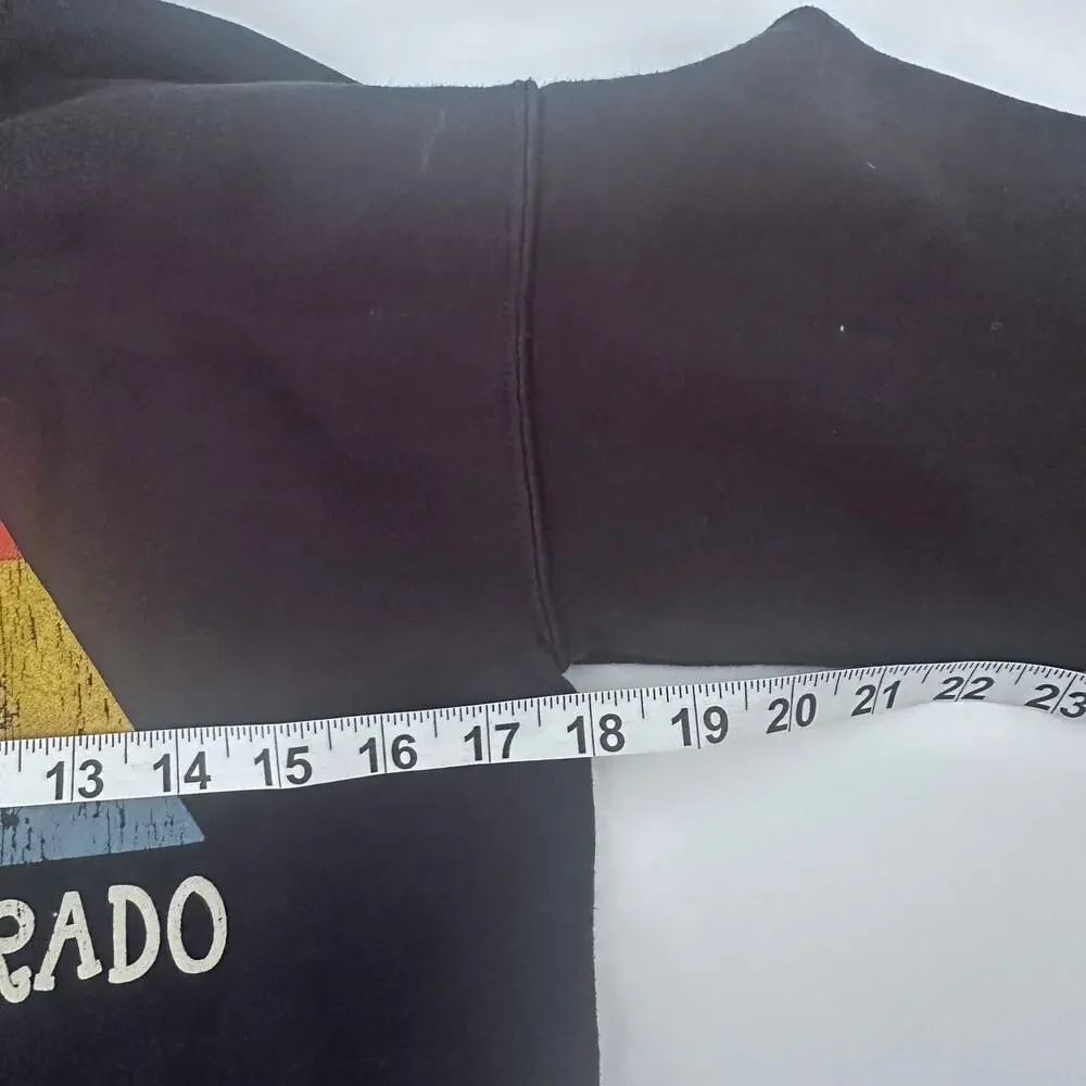 Jerzees Snowmass Colorado Youth Black Hoodie - Large